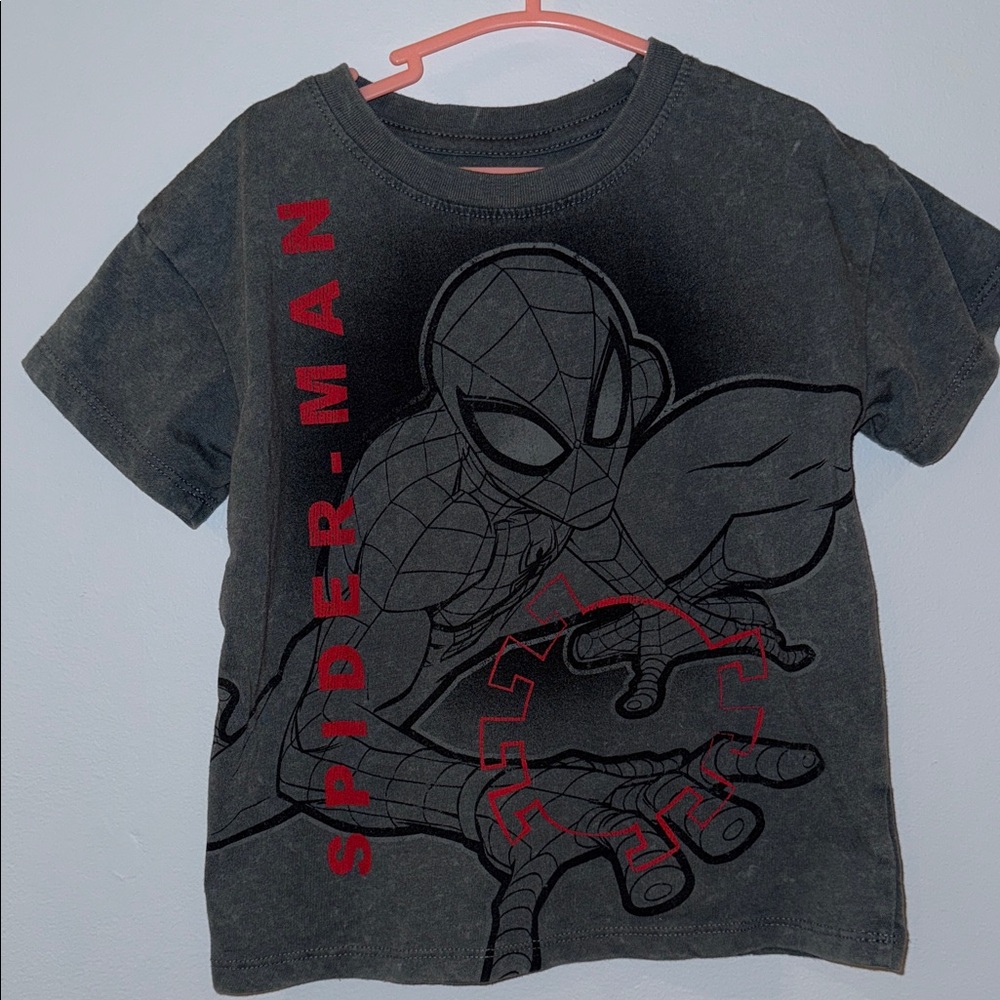 Marvel Spider-Man Kids T-Shirt - Gray and Red